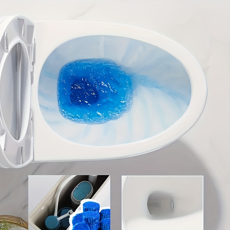 Toilet Bowl Tablets Bubble Blue Two color Toilet - Temu