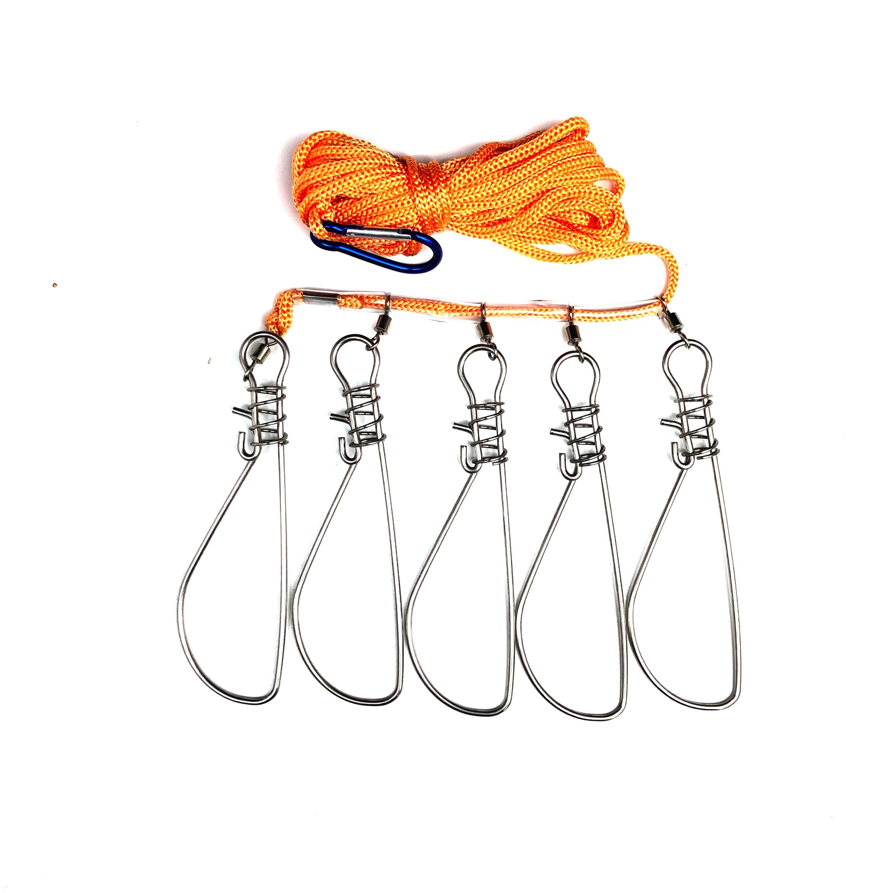Fishing Snaps Stainless Steel Fish Stringer Clip Live Fish - Temu