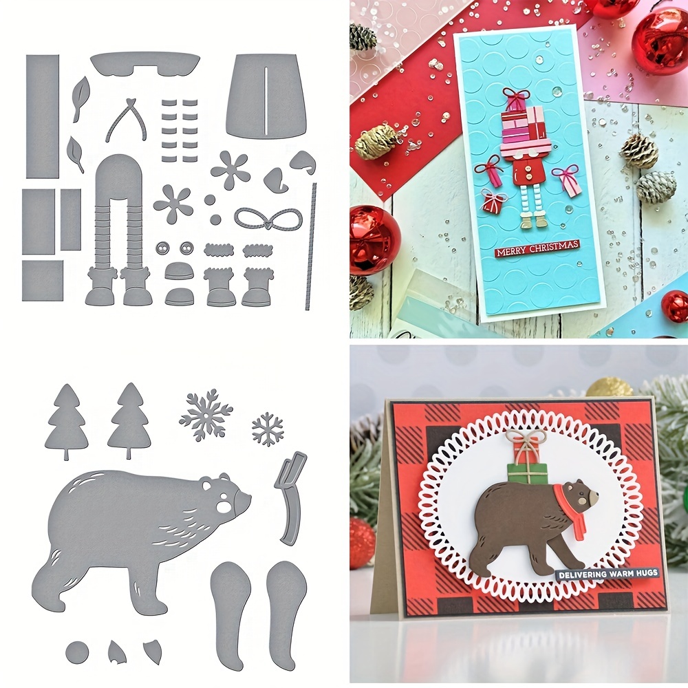 Die Cuts For Card Making Christmas Metal Cutting Dies - Temu