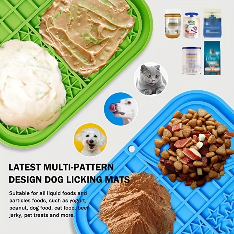 Slow Feeder Dog Bowls: Licking Mat For Dogs With Suction - Stimulate Your  Dog's Mind With Peanut Butter! - Temu