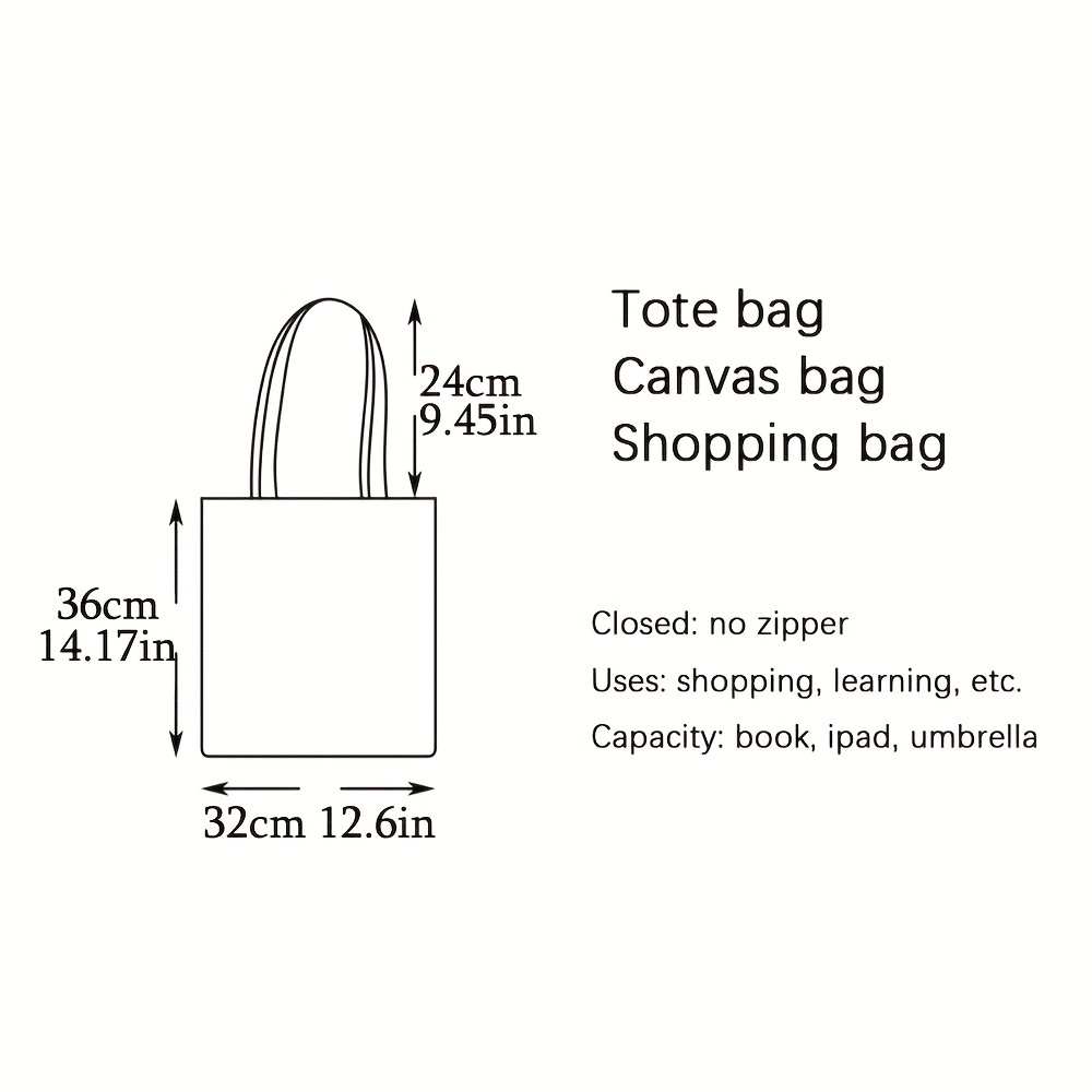 Fairy Tale World Lovely Tote Bag Cute Cartoon Shoulder Bag - Temu