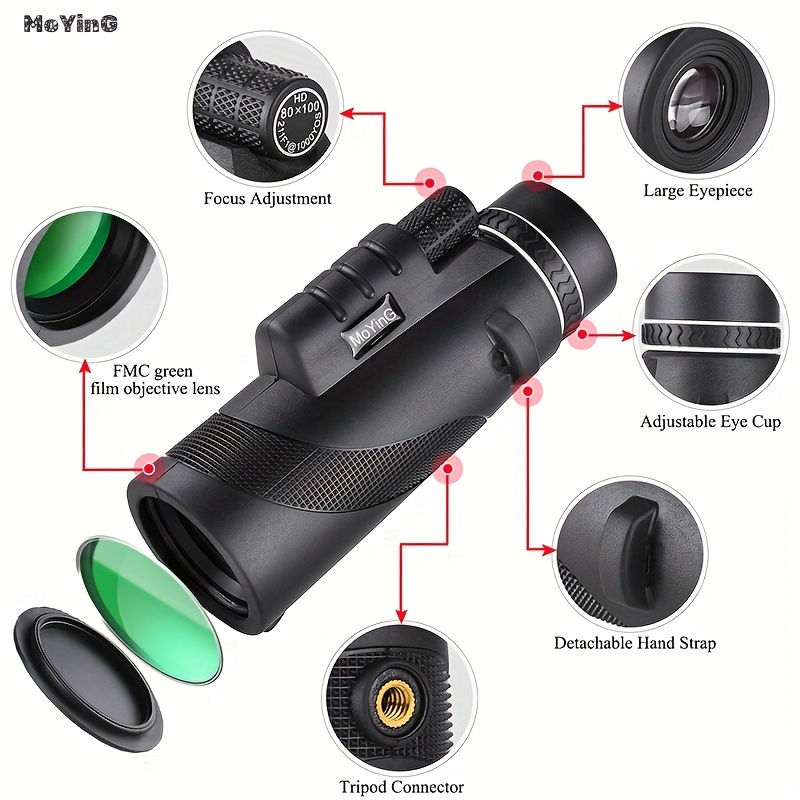 8x42 Telescopio Monocular Adultos Monoculares Mano Alta - Temu Chile