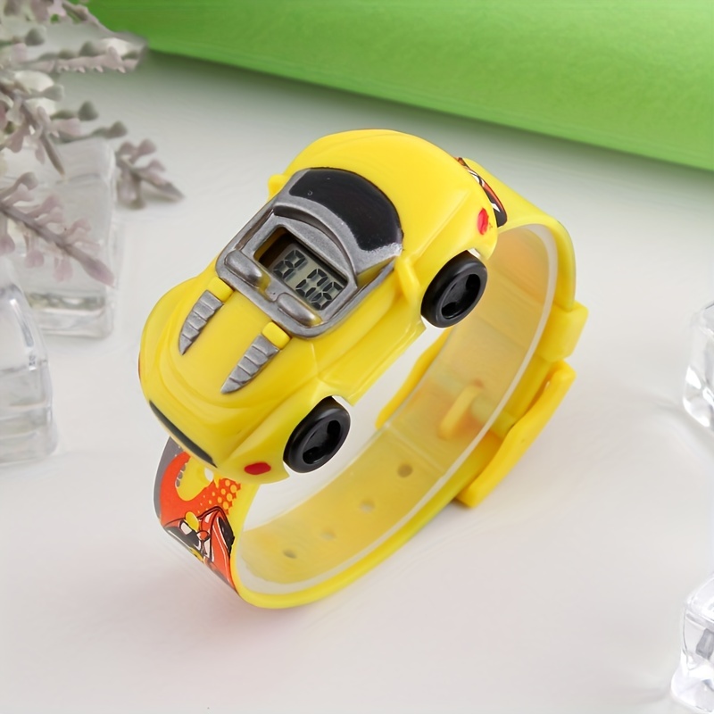 Kinder Auto Uhr Spielzeug Elektronische Armbanduhr Auto Form Spielzeug Uhr