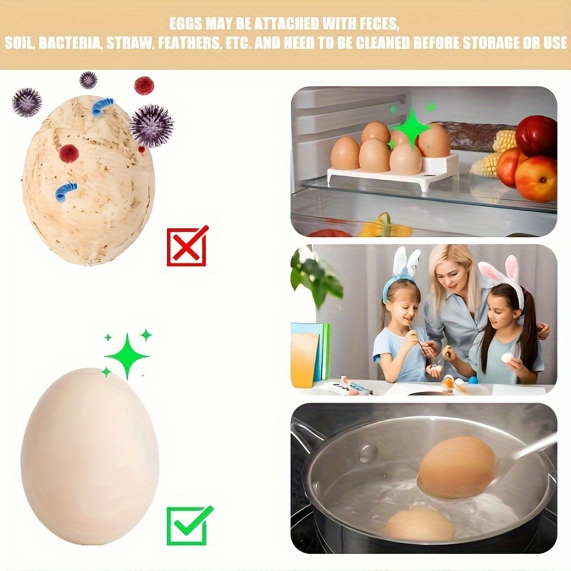 Silicone Egg Washer for Fresh Eggs, Kitchen Tools Egg Brush New