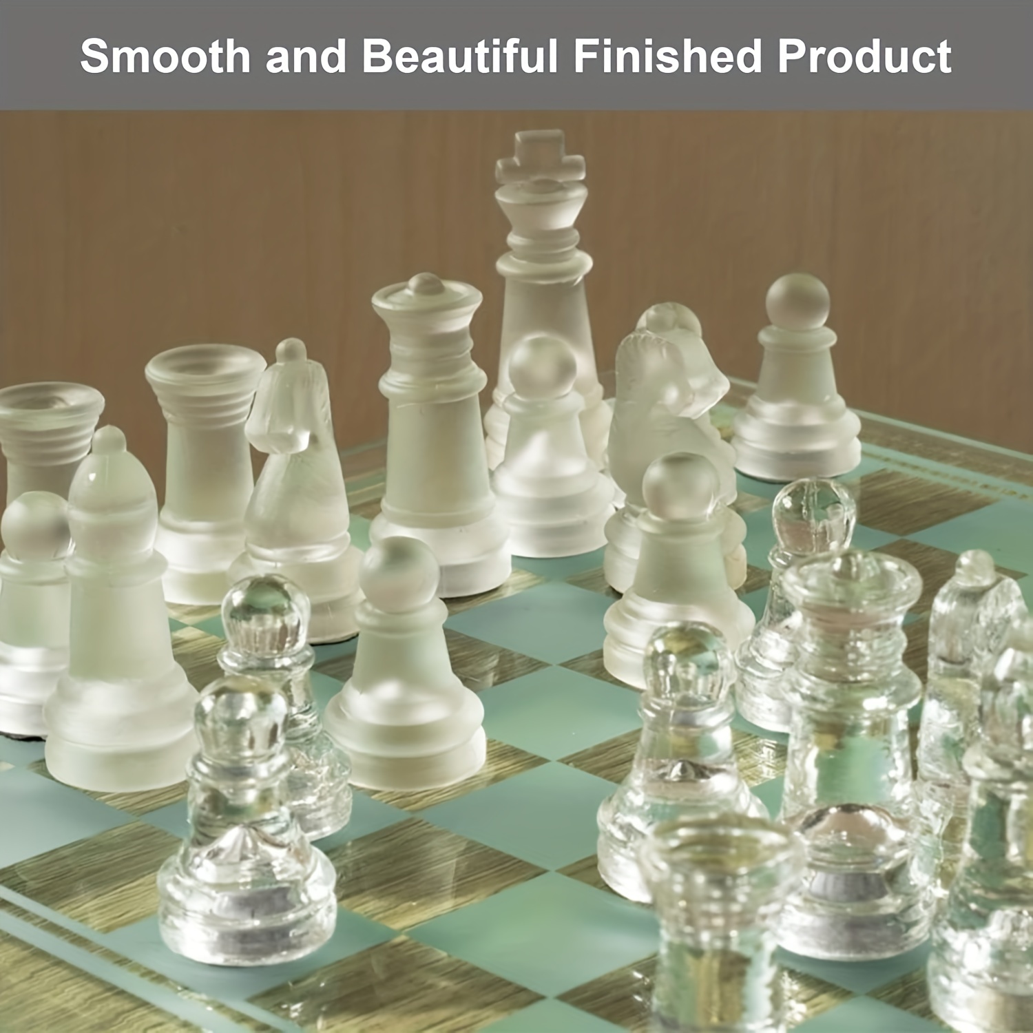 Full Sized Epoxy Resin Chess Board Mold - Make HUGE Custom Chess