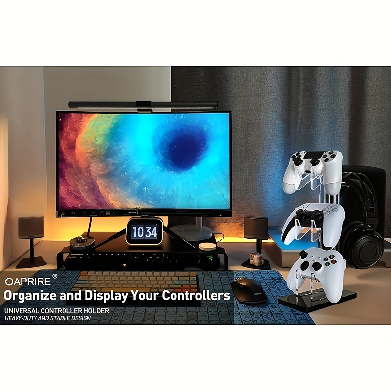 Universal 3 Tier Controller Holder And Headset Stand For - Temu