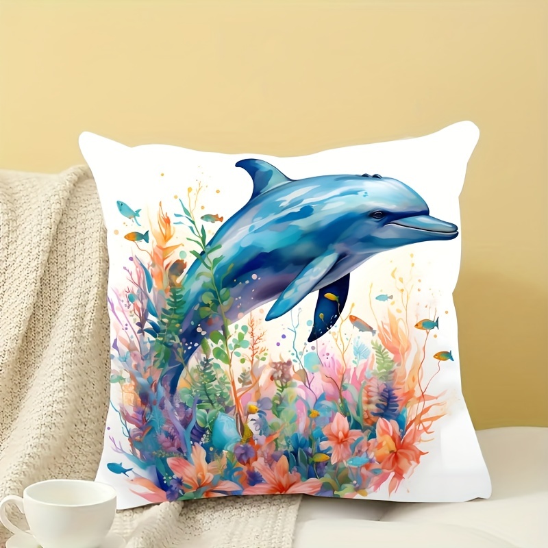 Dolphin pillow outlet case