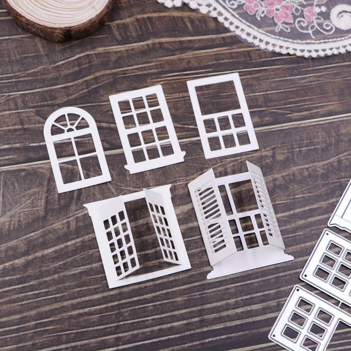 Windows Metal Cutting Dies For Card Making Diy Handmade - Temu