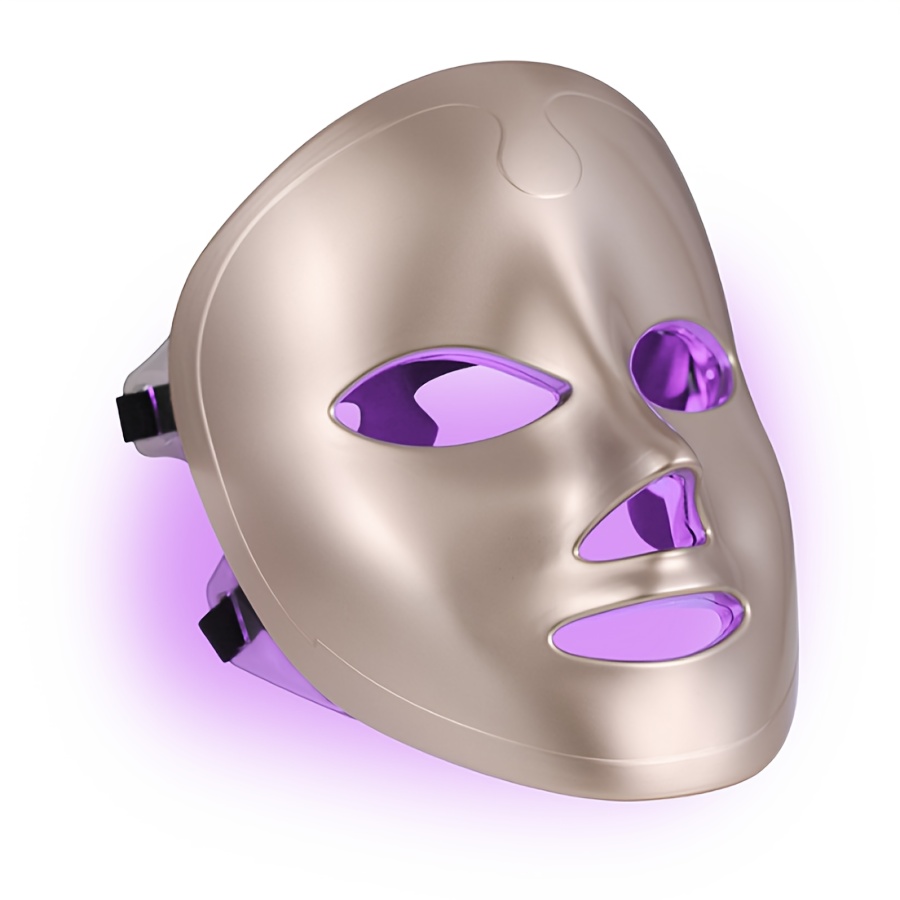 Masque Luminothérapie à LED, Photothérapie 7 couleurs