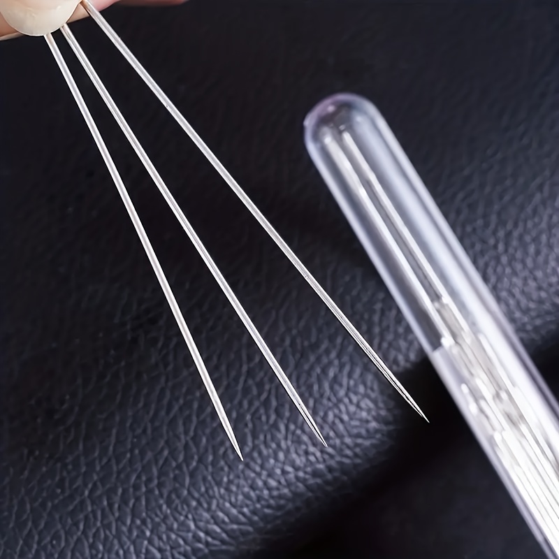 Large Eye Sewing Needles Sewing Needles Stainless Steel - Temu