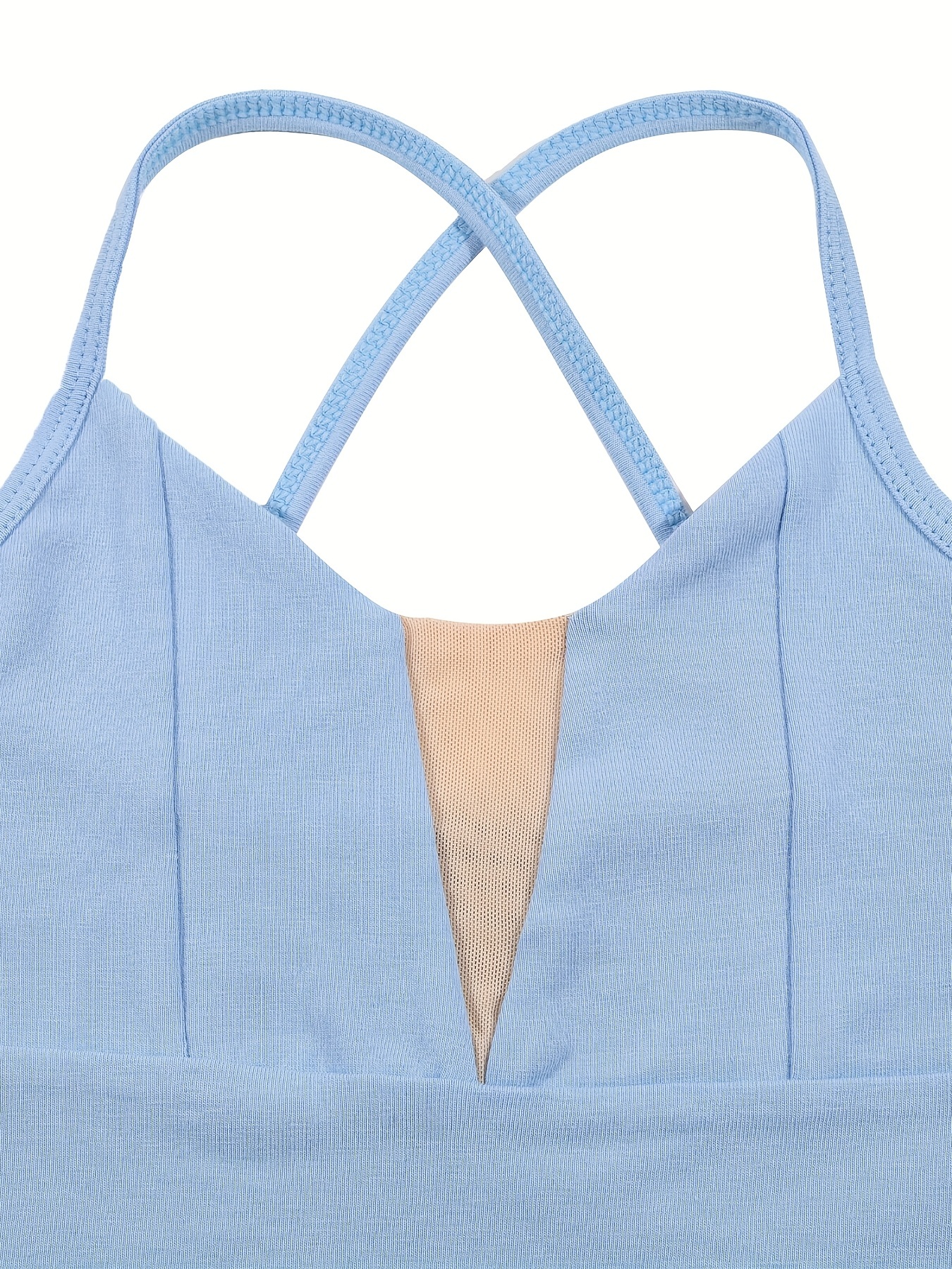 Baby Blue Ribbed Athletic Dress