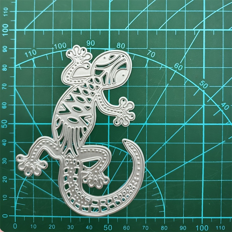 Diy Die Cut Template - Precision Cutting For Scrapbooking, Card Making, Journals - Compatible With Die-cutting Machines - Reptile-themed Crafting - Durable Carbon Steel Construction - For Beginners &