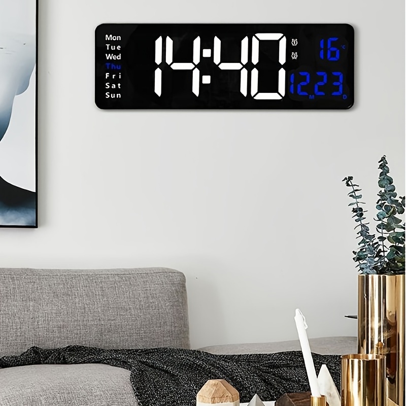 Reloj de pared Digital grande, calendario, reloj de pared, reloj