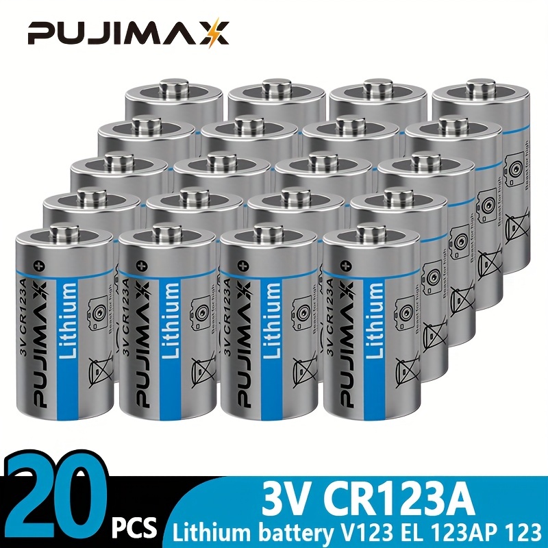 2 x 3.7V CR123A Lithium Batteries ICR16340 Rechargeable 700mAh for Arlo  Cameras
