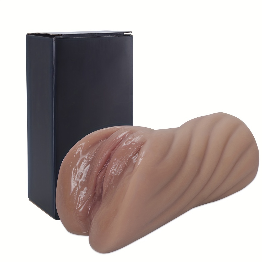 Silicone Heavy Male Masturbation Cup Realistic Rubber Vagina - Temu