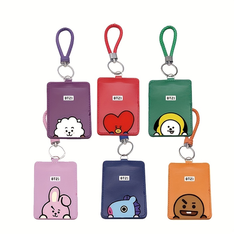 Kpop Cartoon Bts Keychain Women Men Kawaii Cute Fashion - Temu