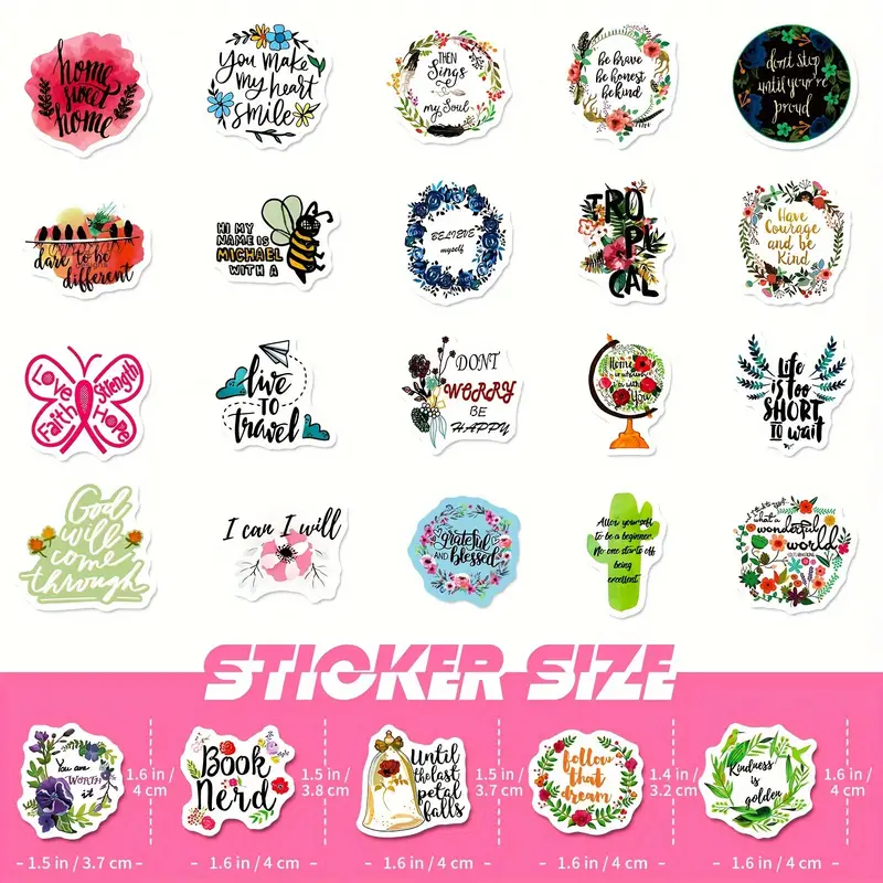 English Letter Stickers - Temu
