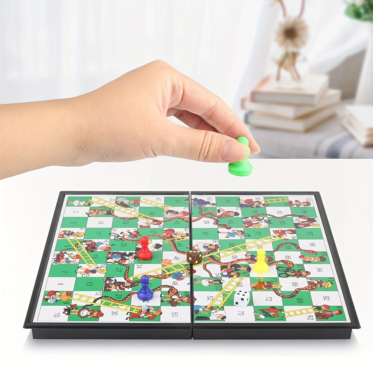 Snake and Ladder Flight Chess Board Game, Brinquedos para Crianças e  Adultos, Jogos de Festa Familiar