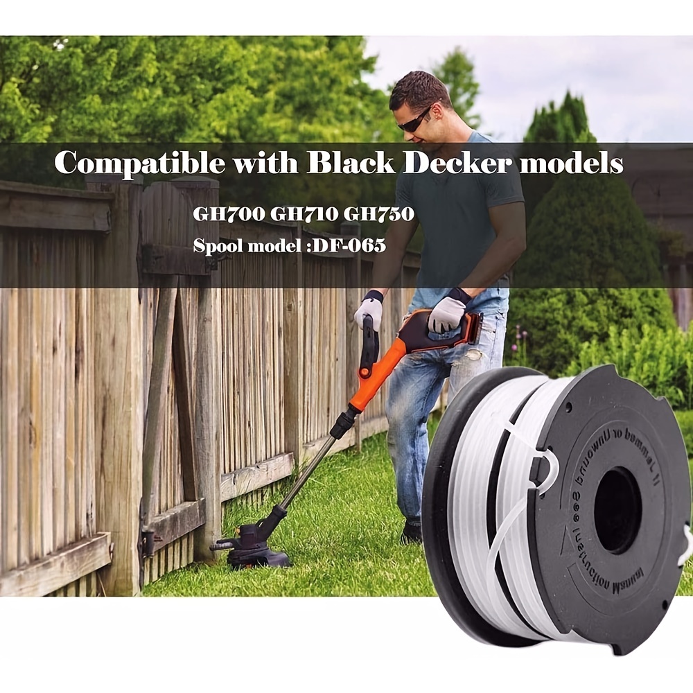 Replacement Spool Line For Black And Decker Df-065 Df-065bkp Spool With  Black And Decker Gh700 710 750 For Grass Trimmers Dozen Straw Mower Line  With Nylon Mower Rope - Temu Germany