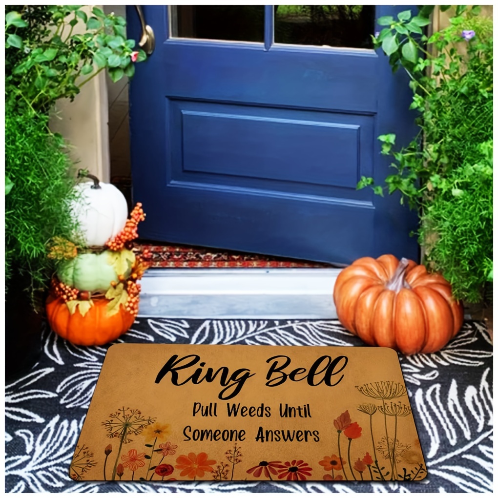 Welcome Mats For Front Door Outdoor Entry Creative Low pile - Temu