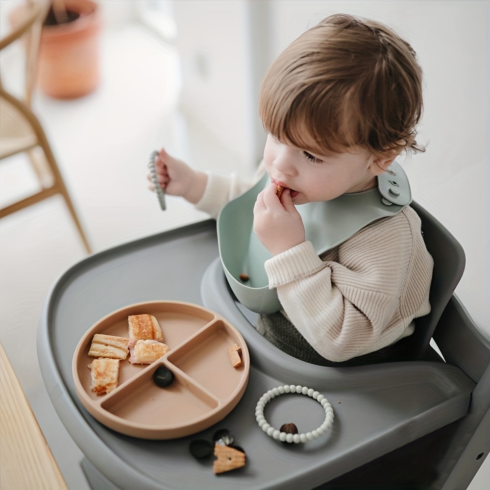 Silicone Baby Plate With Suction Plate For Babies Kids - Temu