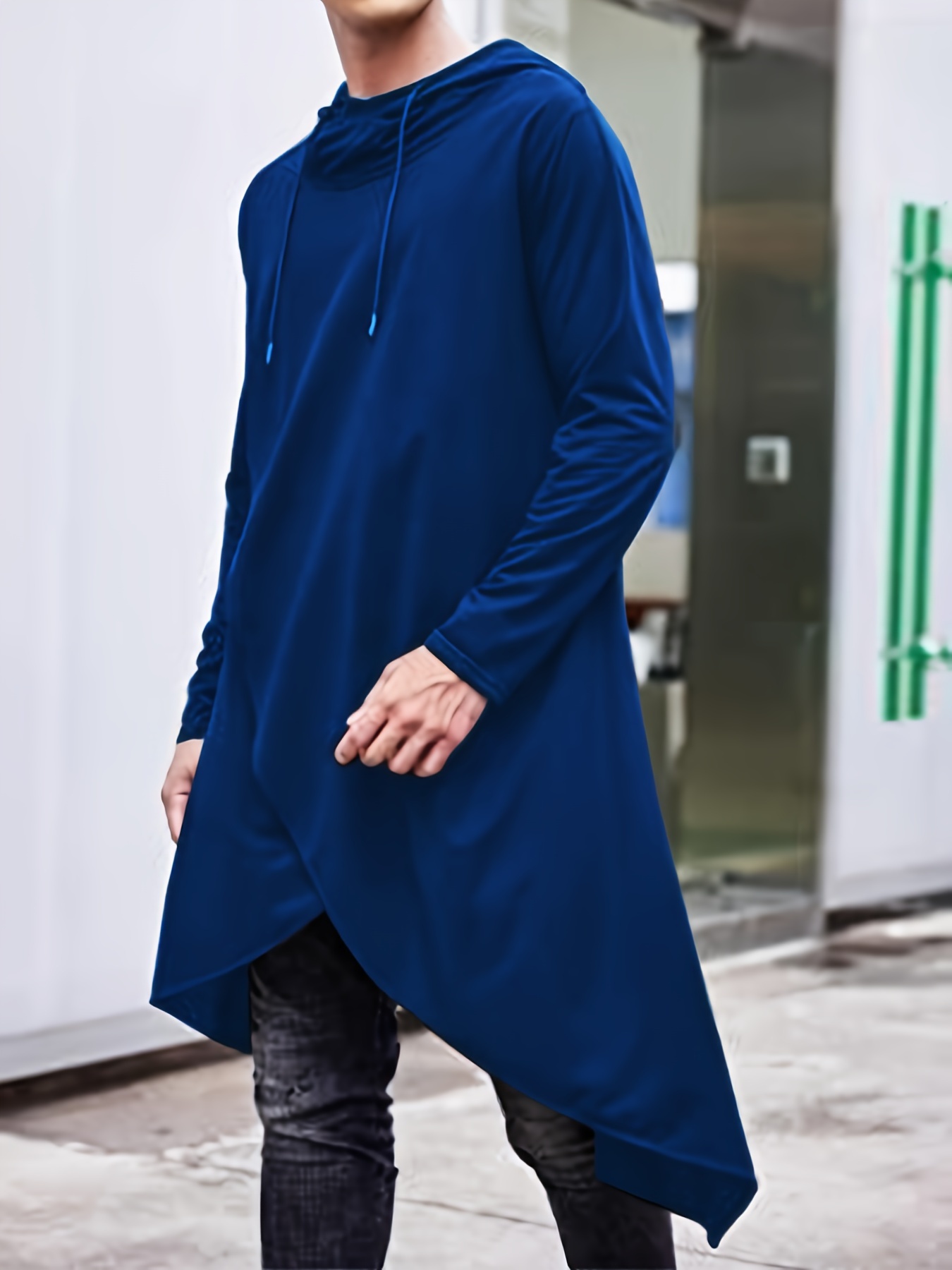 Sudadera con capucha para hombre de talla grande, manga larga,  casual, sudadera, Azul / Patchwork, 8XL : Ropa, Zapatos y Joyería