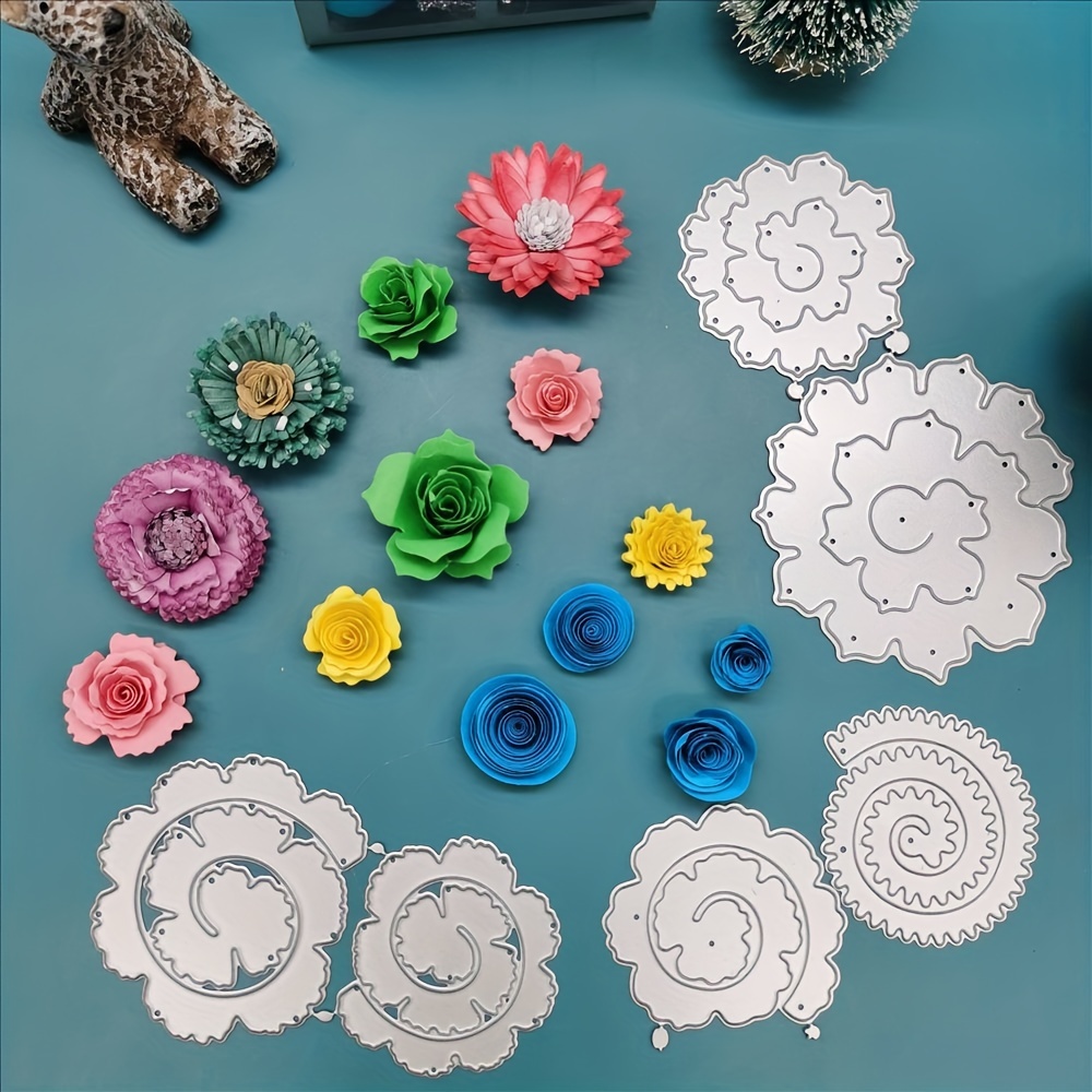 1pz Serie Fiori E Foglie Fustelle In Metallo Decorazioni Te - Temu Italy