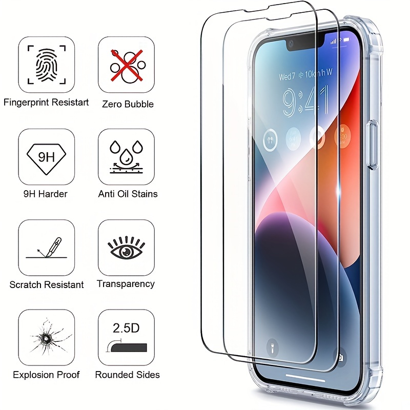 New Iphone Pro 14iphone 14 Pro Max Tempered Glass Screen Protector -  Anti-fingerprint, 9h Hd Clear