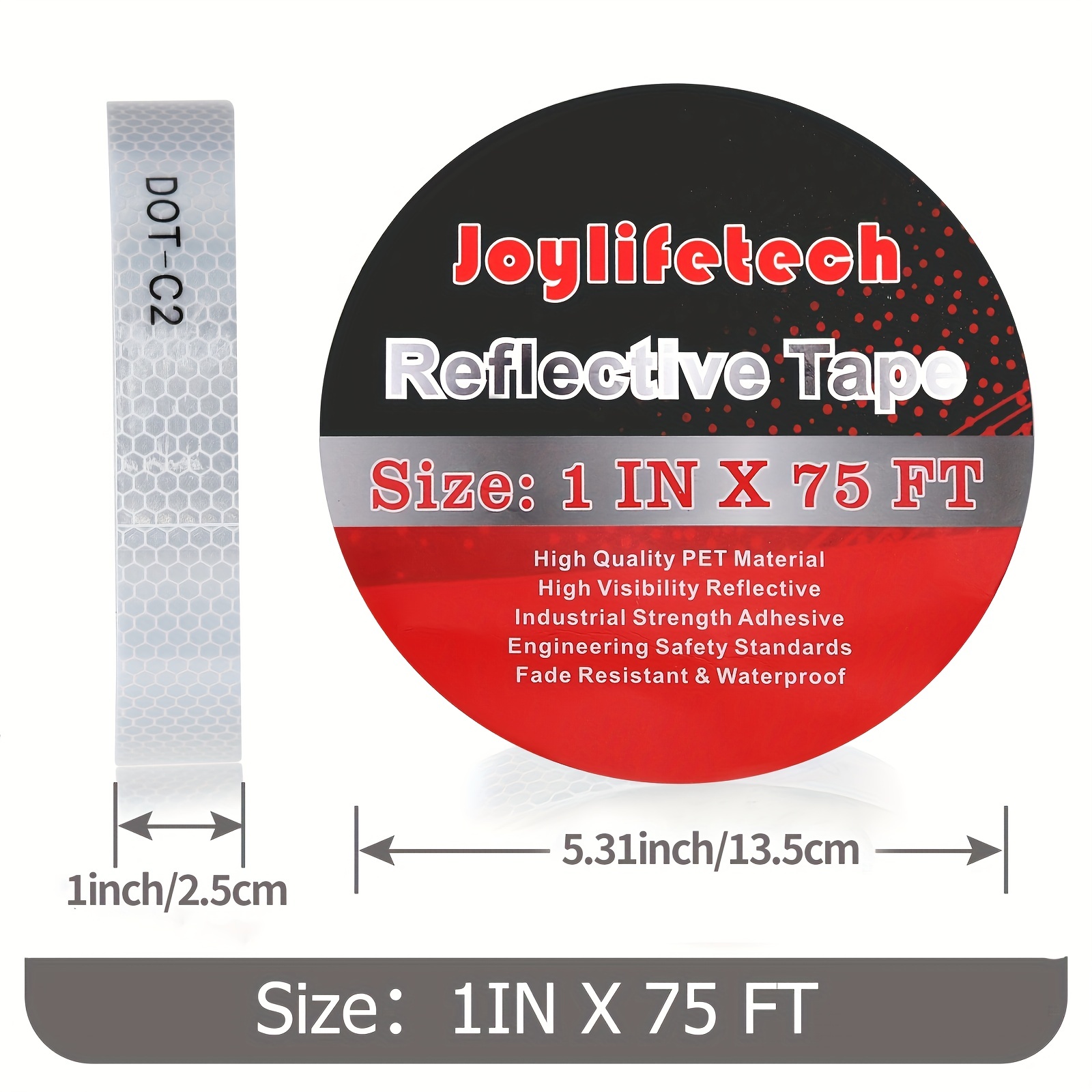 Reflective Conspicuity Tape 2x 75 ft