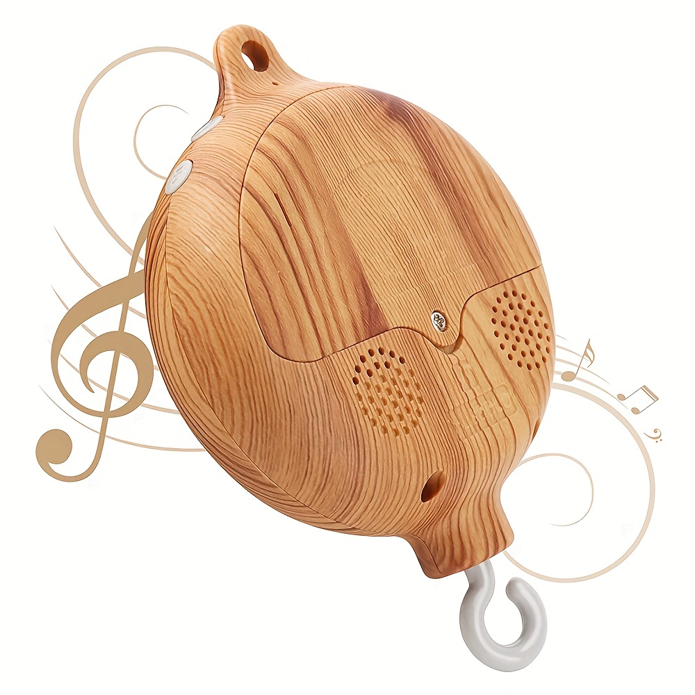 Baby Mobile * - Mobile Rotary * Imitation Wood - * With Rotating Hook -Crib  Mobile Motor Battery Operated Plays 35 Tunes Crib