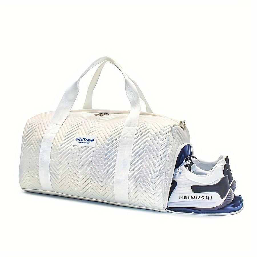 Sports Gym Bag Wet Pocket Shoes Compartment Yoga Mat Holder - Temu