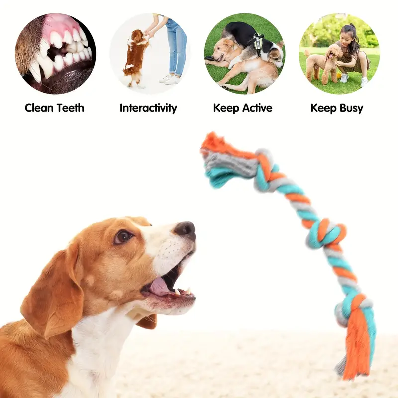 Dog Rope Toys, Interactive Dog Rope Toy, Dog Chew Toy For Small