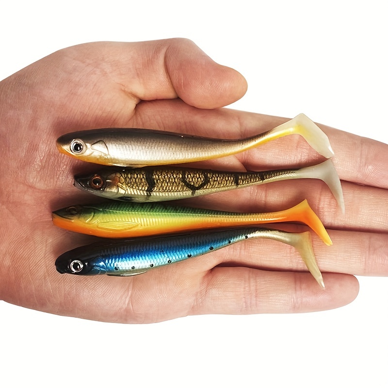 Salt Smell Soft Silicone Worm Lures Bass Carp Shad Fishing - Temu