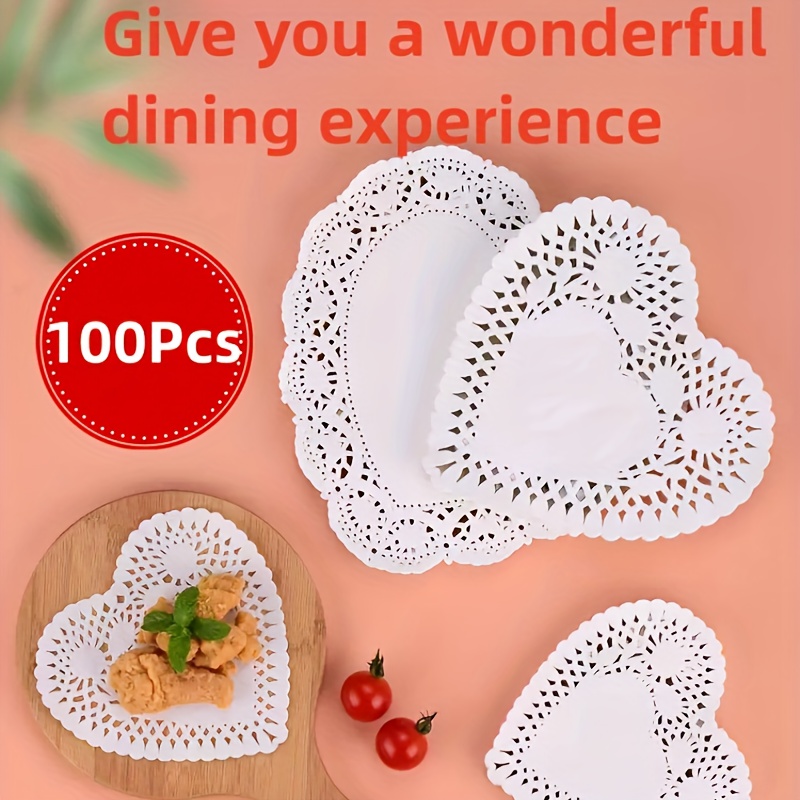 Paper Lace Doilies Food Grade Modern Decorative - Temu