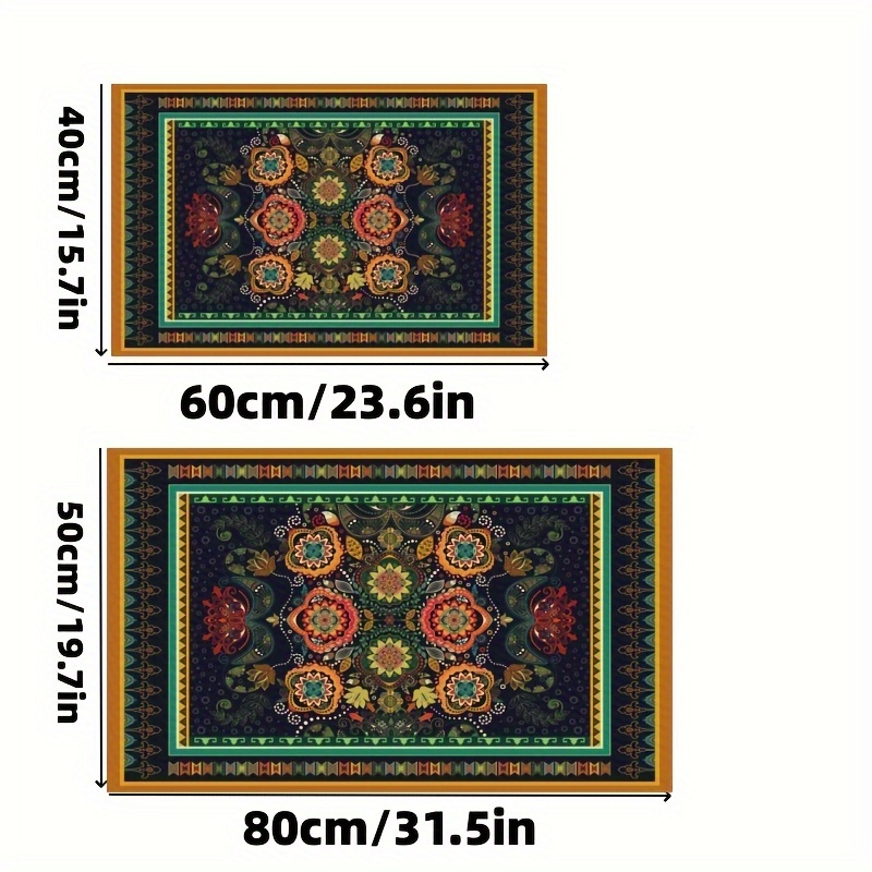 1pc Tappeto Ingresso Benvenuto Motivo Bohemien Resistente - Temu Italy