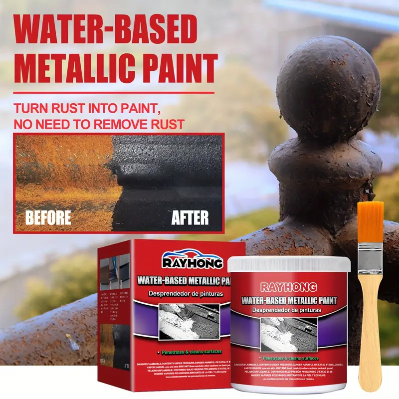 Water-Based Rust-Proof Paint Metal Paint, Anti Rust Paint for Metal,Water  Based