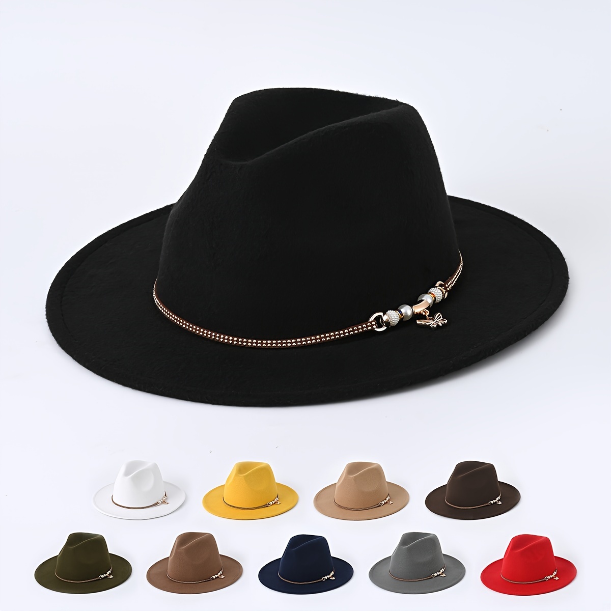 Cowboy Hat Wide Brim - Temu Canada
