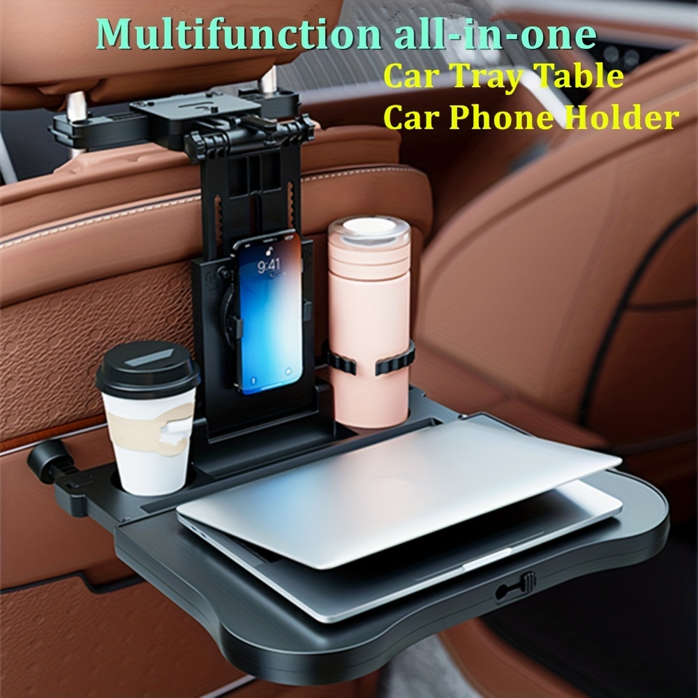 Car Travel Table Multifunctional Holder Height Adjustable Universal Headrest  Mount Seat Back Tray For Computer Phone Travel Office Kids Eating Tray -  Temu Germany