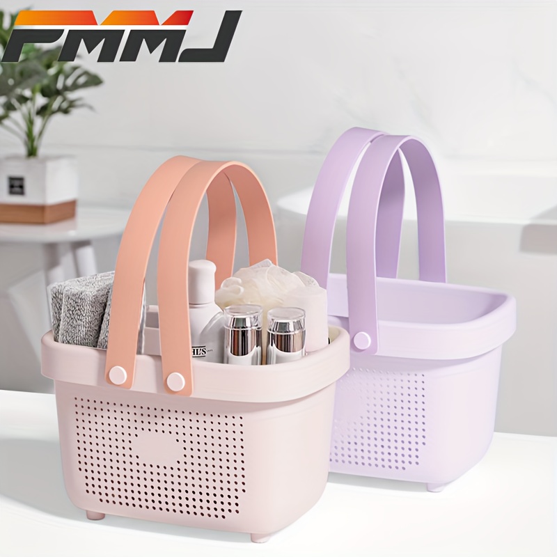 Reinforced Storage Basket Bathroom Toiletries Storage - Temu