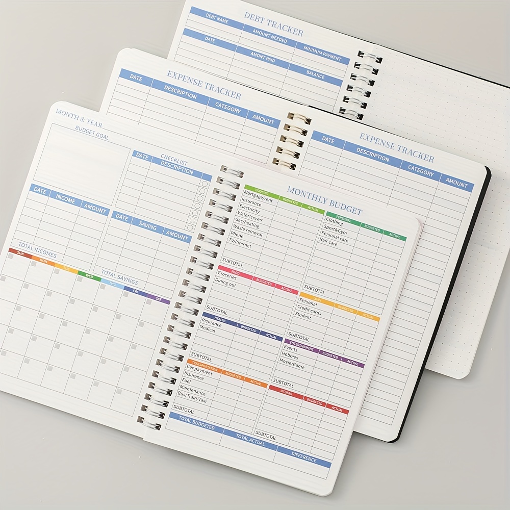 Budget Planner Monthly Bill Organizer Hardcover Budget Book