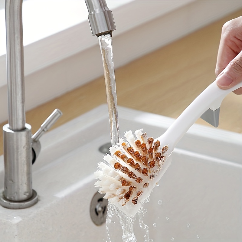 Dishwashing Brush With Suction Cups, Kitchen And Bathroom