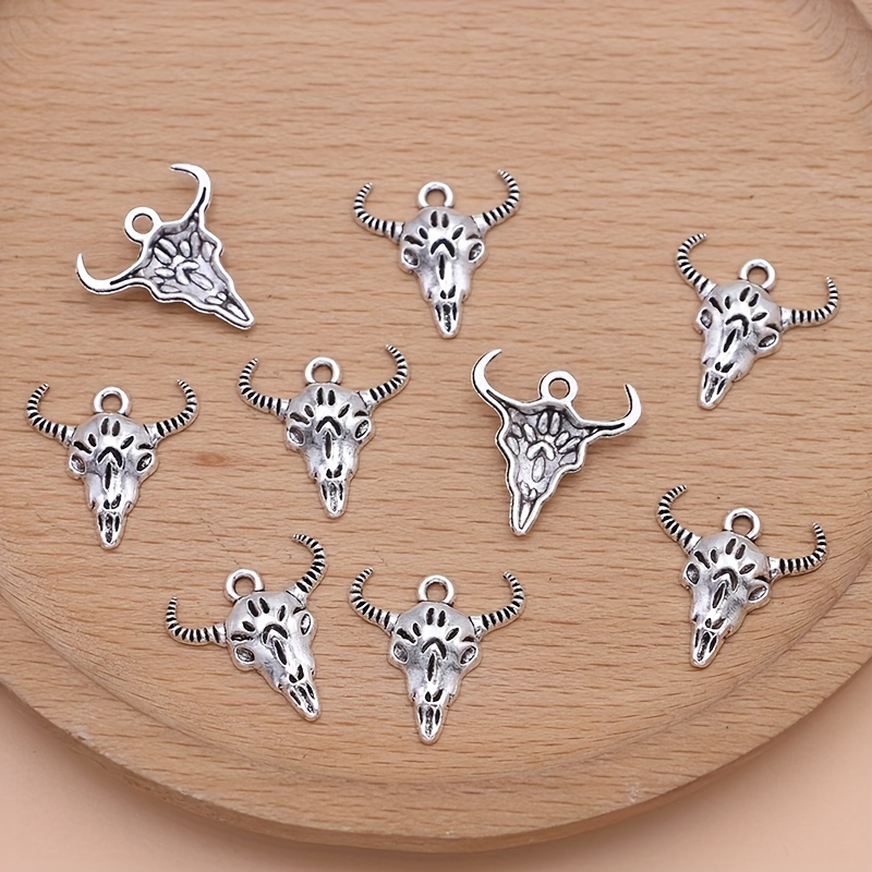 100pcs Mixed Animal Series Alloy Pendants Vintage Silvery Animal Charms  Bulk For Jewelry Accessories DIY Necklace Making Supplies