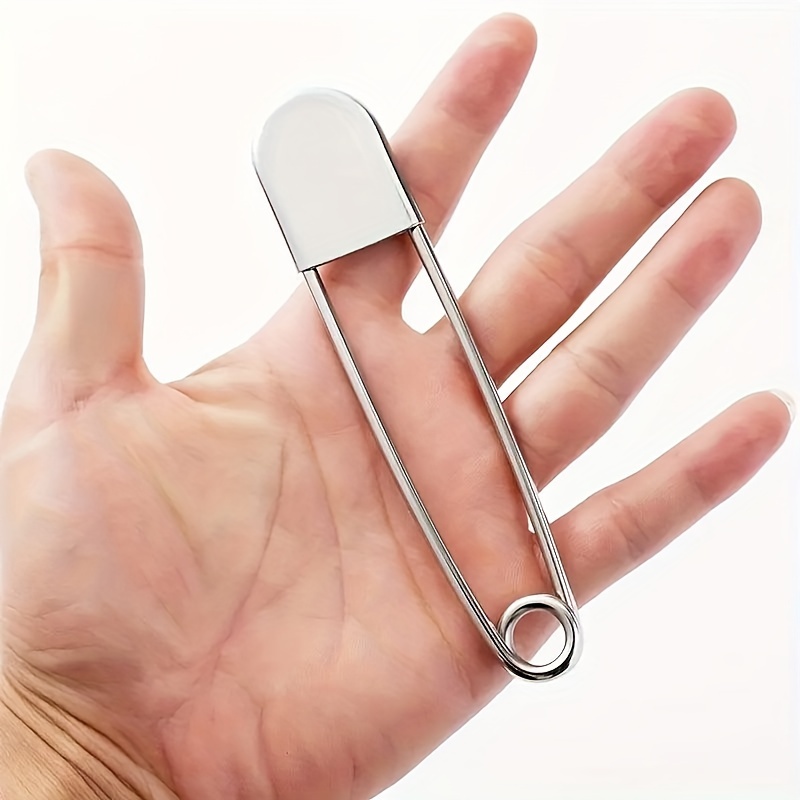 12pcs Large Heavy Duty Stainless Steel Big Jumbo Safety Pin