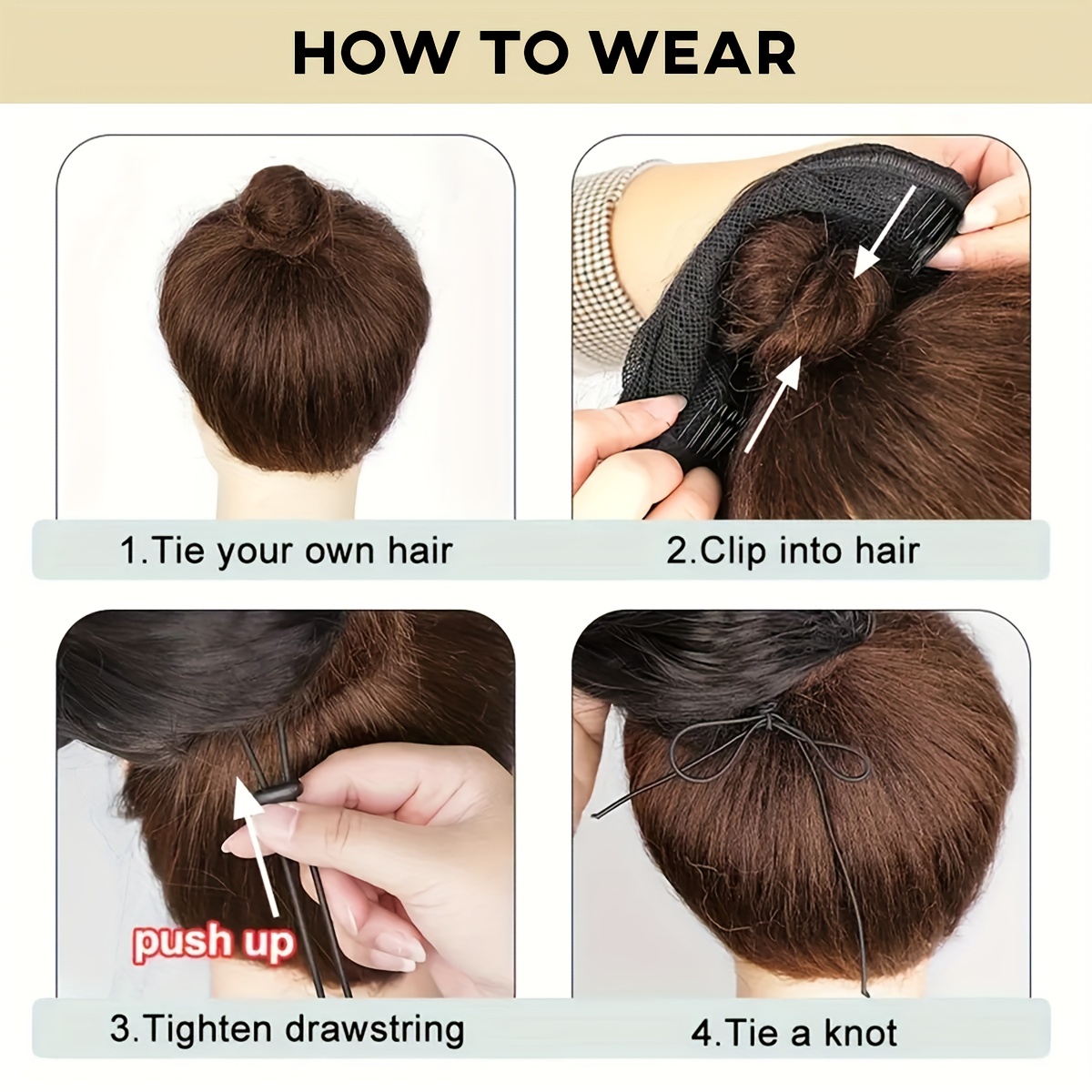 Afro Puff Drawstring Ponytail Short Curly Extensions