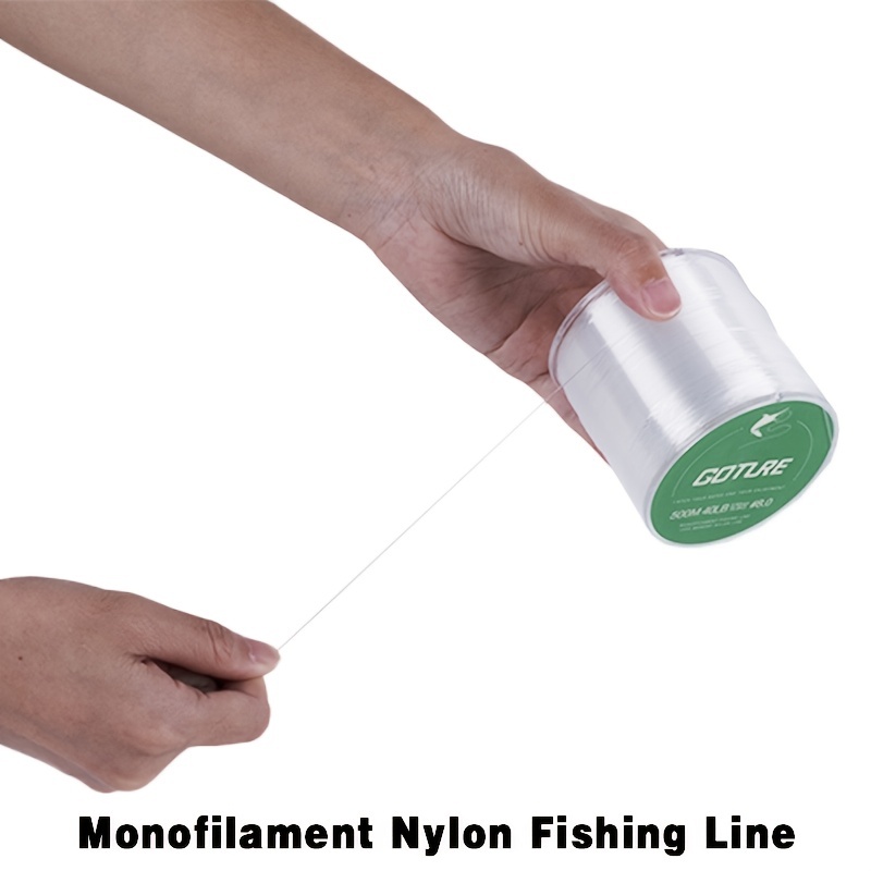 Goture Monofilamento Nylon Linea Da Pesca, Alta Tenacità Trasparente  Resistente E Durevole Linea Da Pesca, Accessori Da Pesca 500m/547yds -  Sport E Tempo Libero - Temu Italy