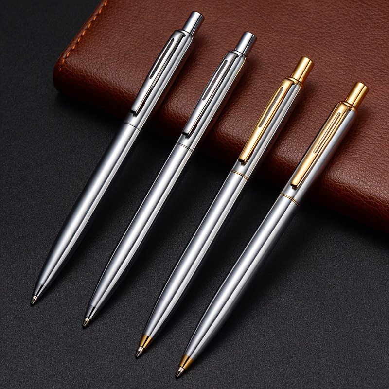 

Metal Press Ballpoint Pen Student School Business Office Great Gift For Friends Birthday