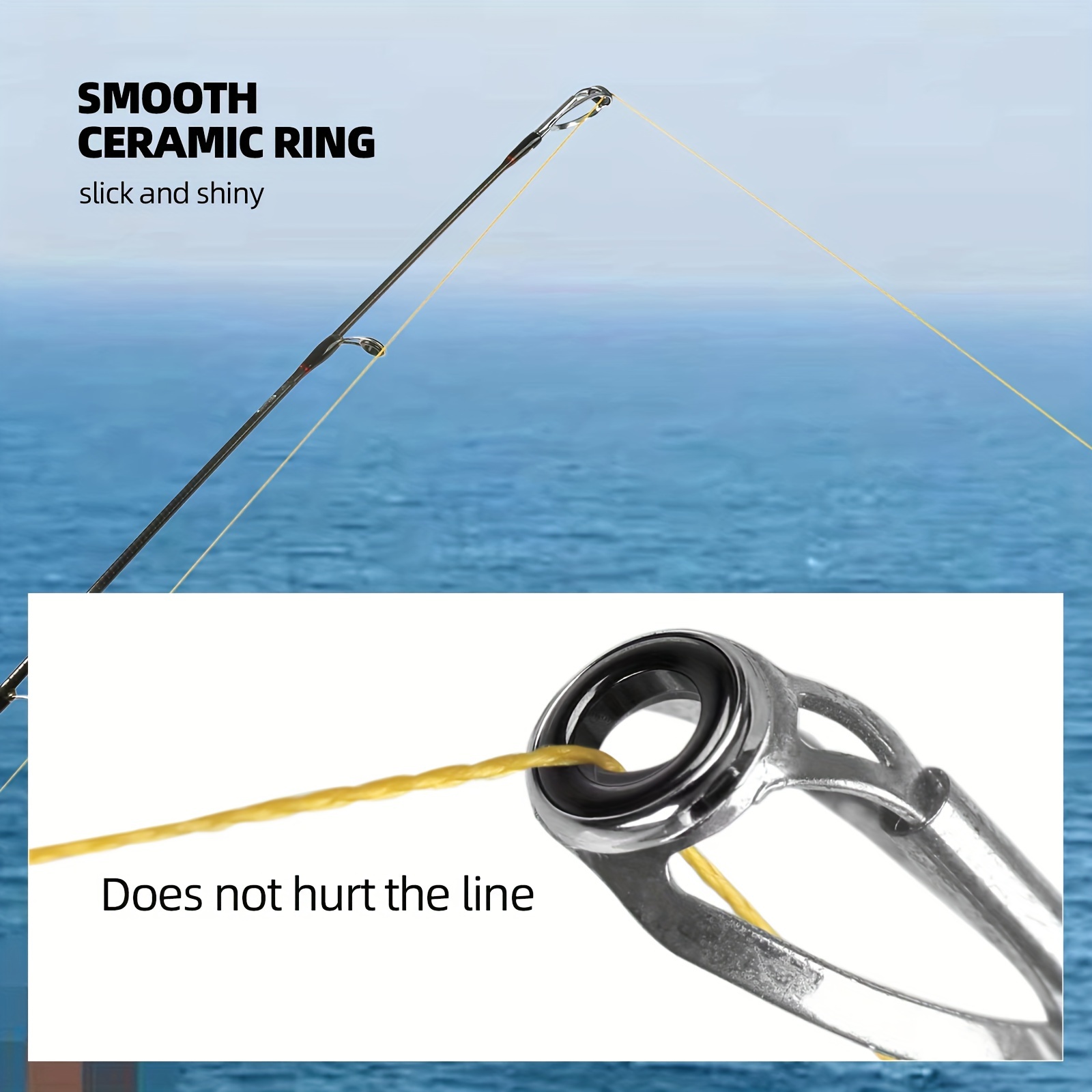 Fishing Anti Rod Tip Guide Ring Kits Lure Rods - Temu