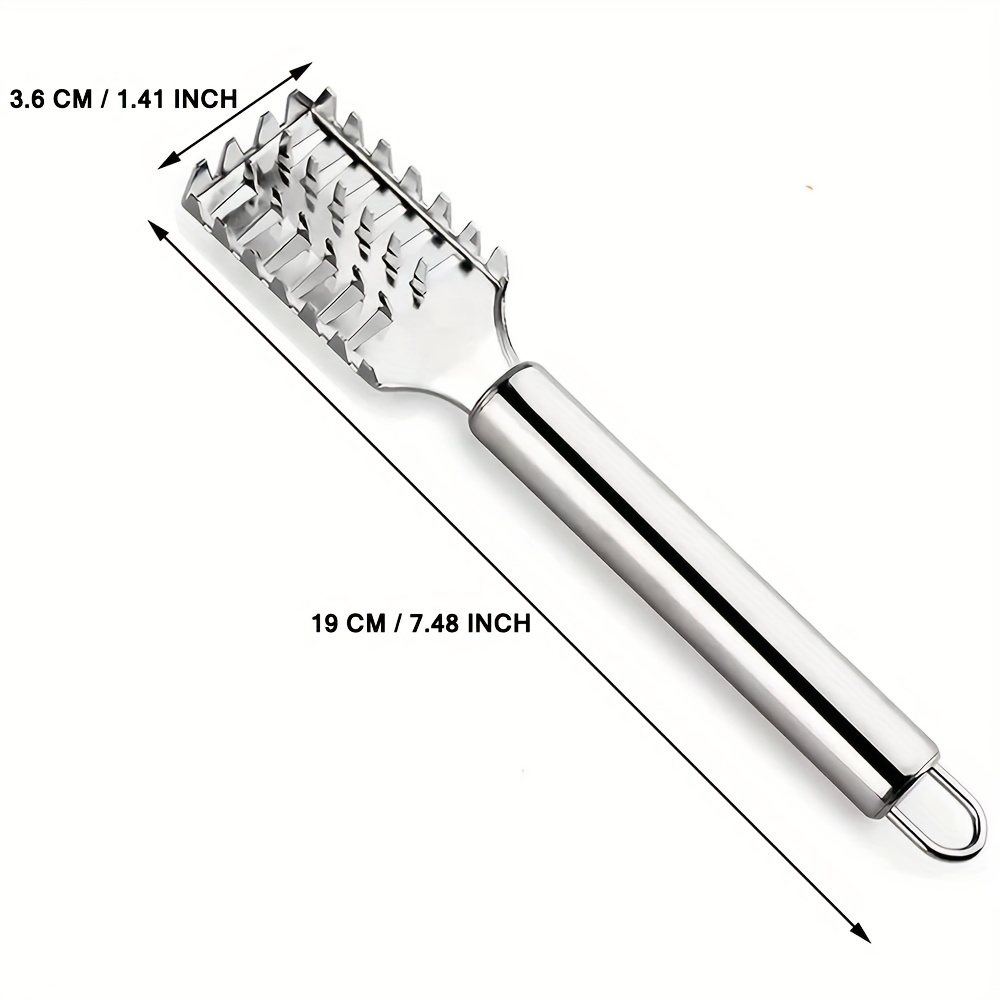 2pcs Stainless Steel Fish Scale Planer Scaler Removing Scrapers And Gadget Fish  Scale Brush Remover Kitchen Tools - Sports & Outdoors - Temu