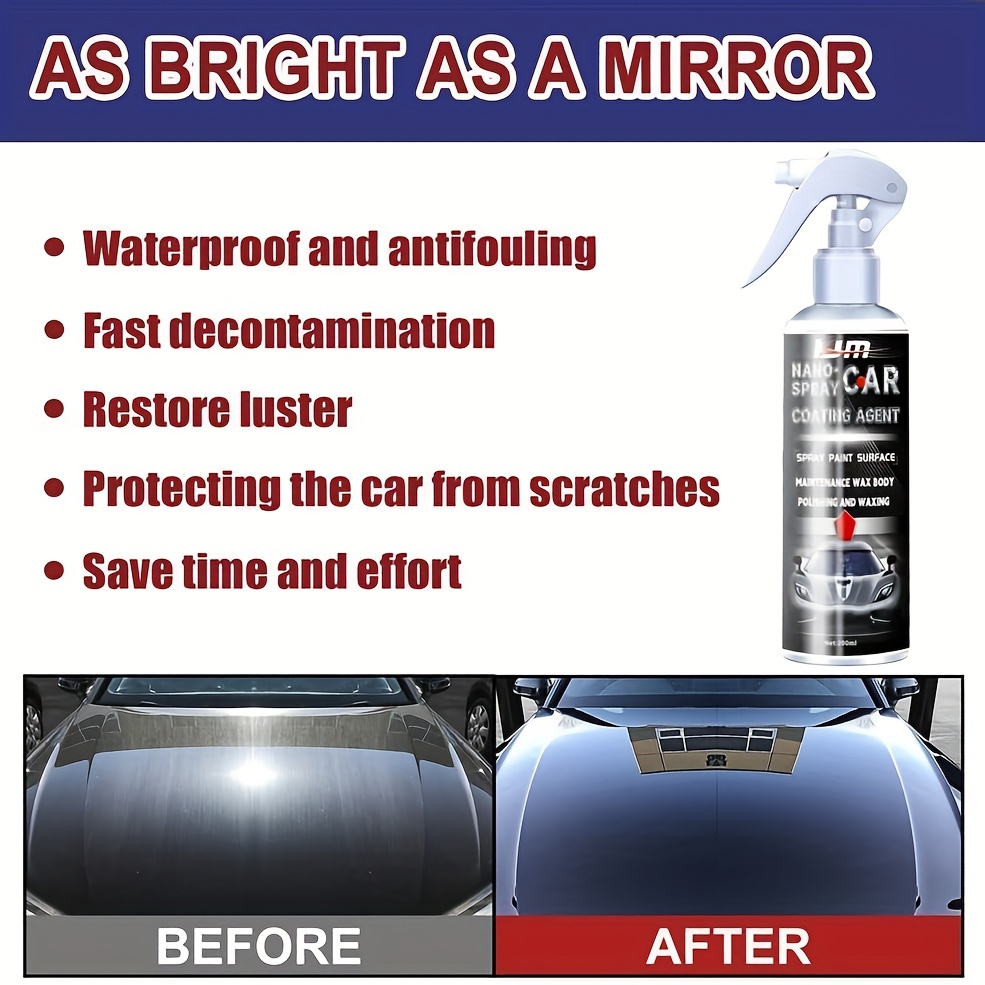 Car Coating Agent Liquid Hand Spray Wax Car Paint Protection - Temu