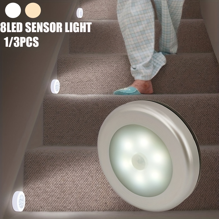 Luz LED Para Gabinete Lámpara Inalámbrico De Armario Sensor De